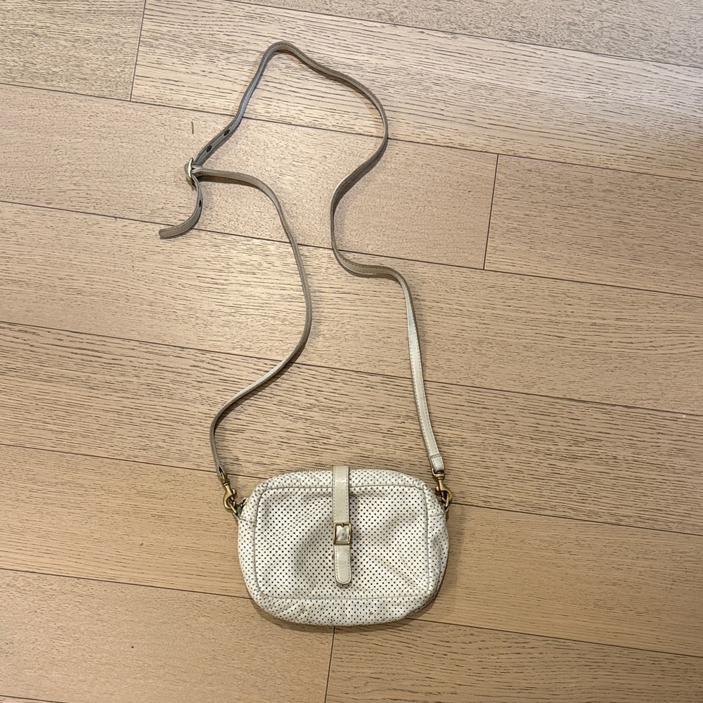 Clare V. White Crossbody Bag